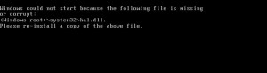 HALerror